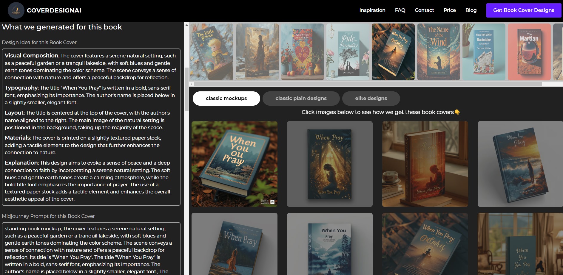 Capture de CoverDesign AI