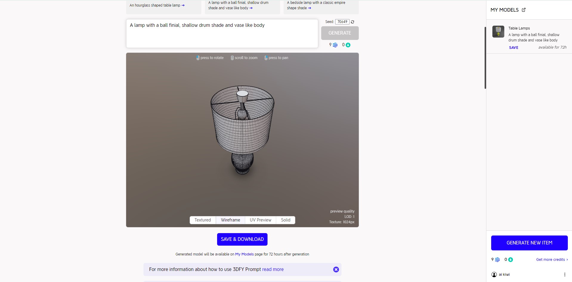 Capture de 3dFy