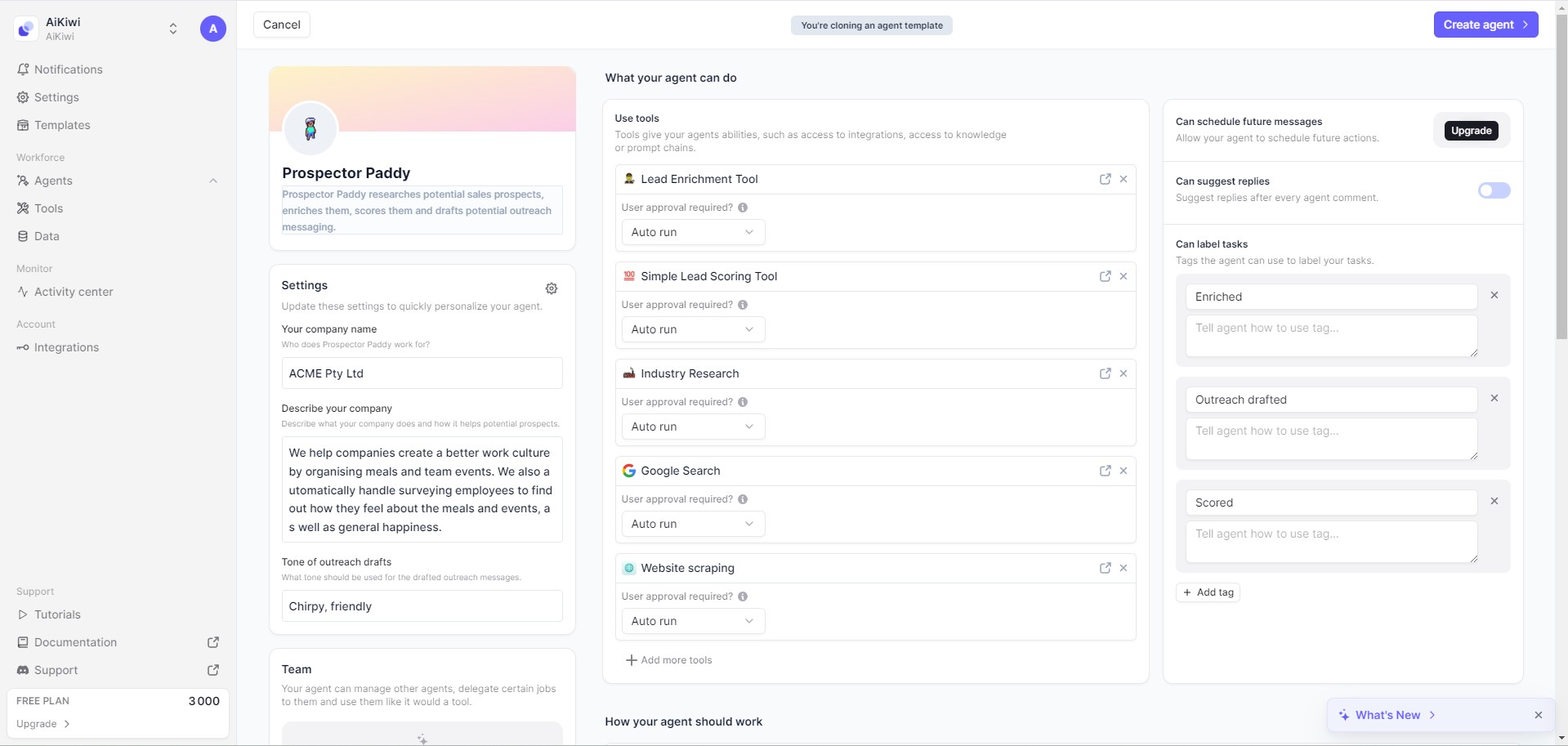 Capture 2 de Relevance AI