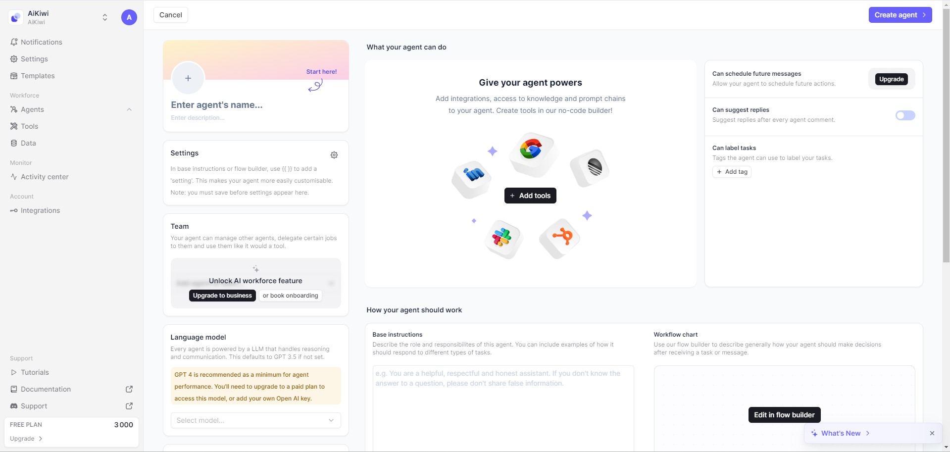 Capture de Relevance AI