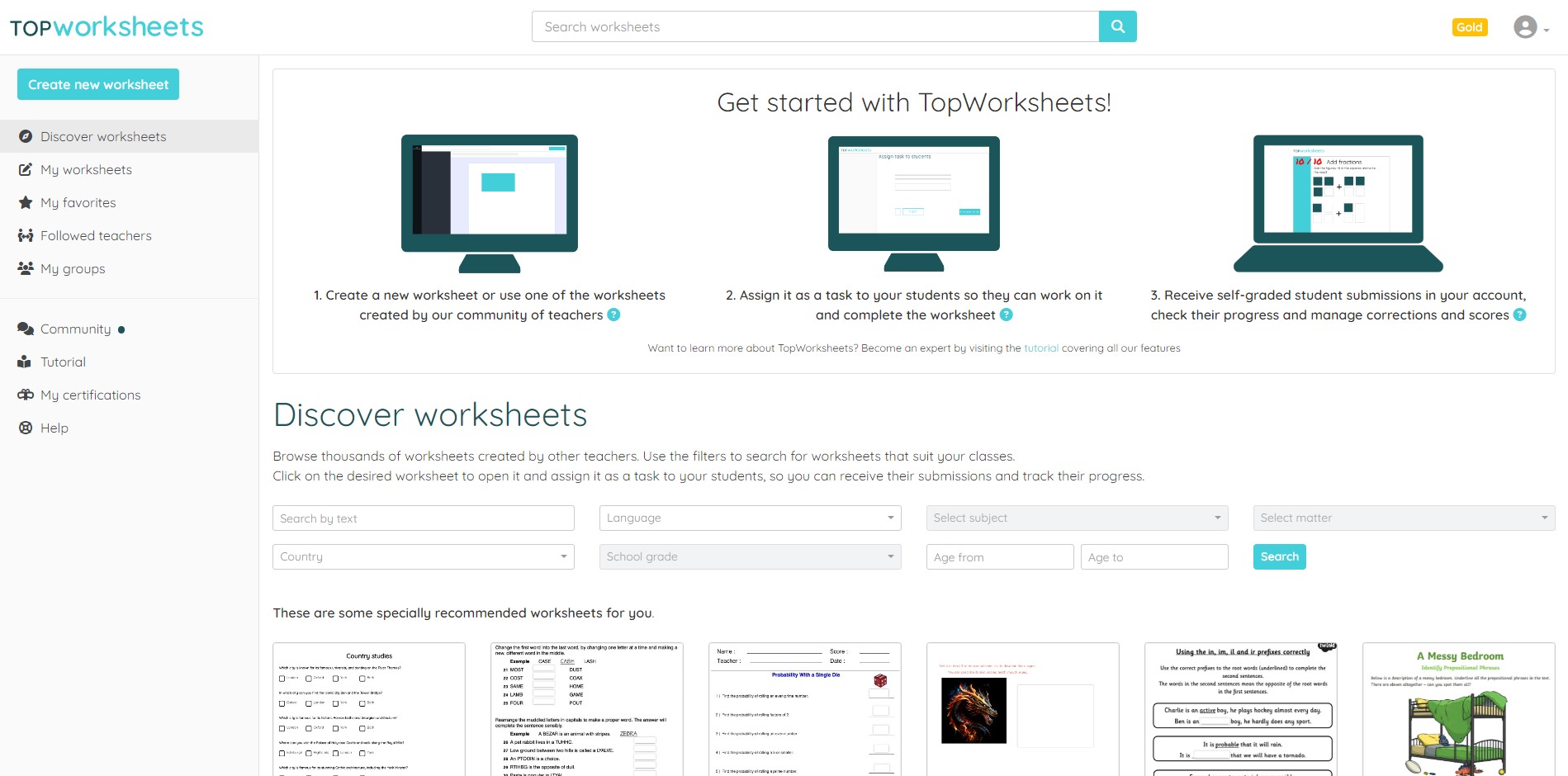 Capture 4 de TopWorksheets