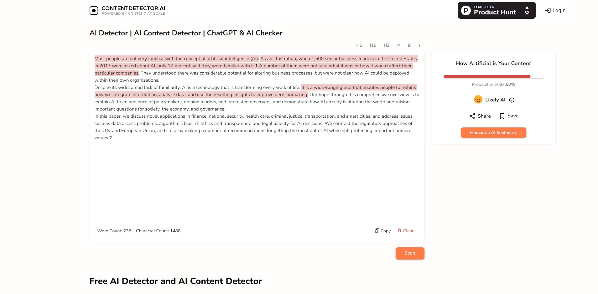 Capture de ContentDetector