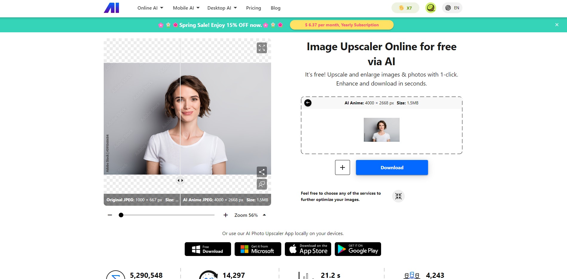 Capture 2 de Nero Image Upscaler