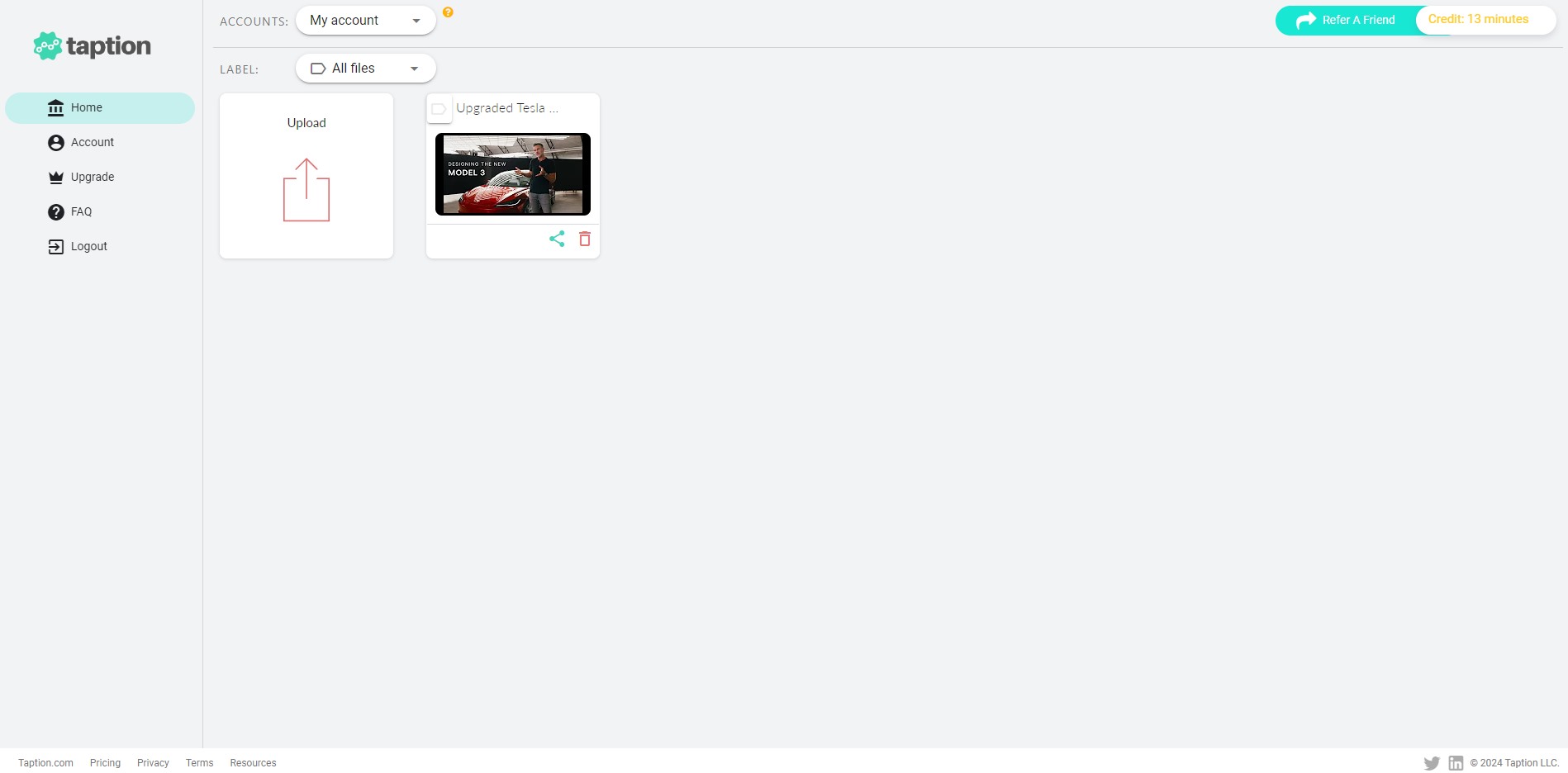 Capture de Taption