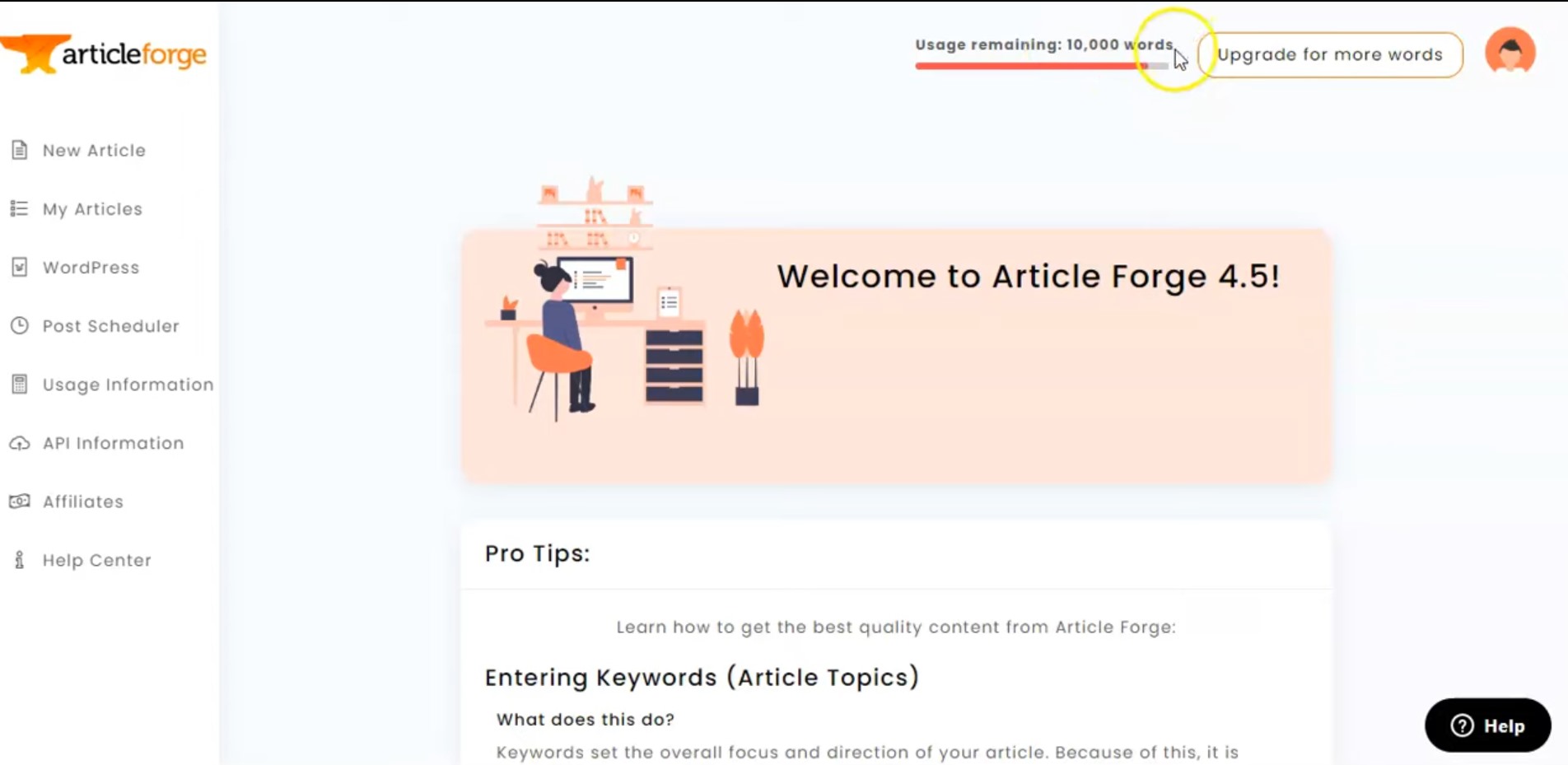 Capture 2 de Article Forge