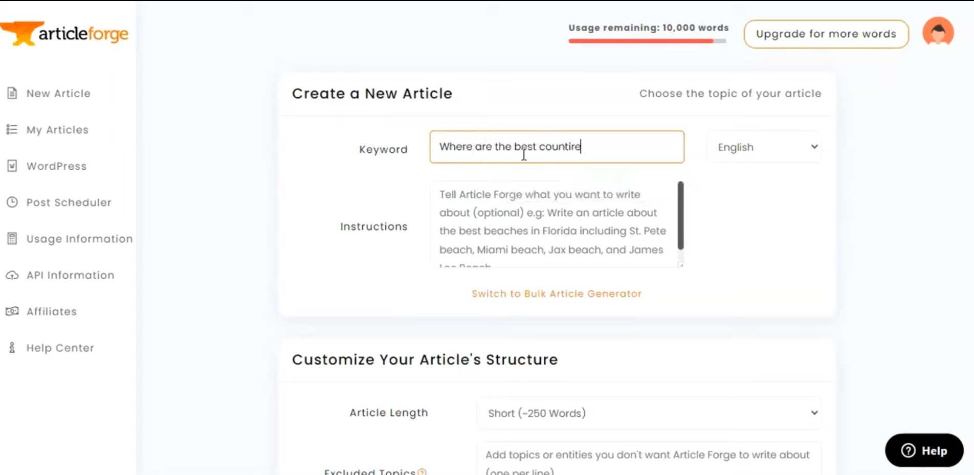 Capture 3 de Article Forge