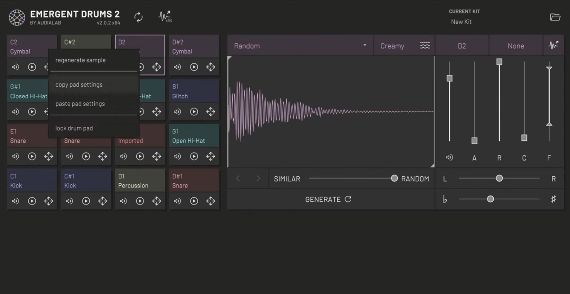 Capture de Emergent Drums