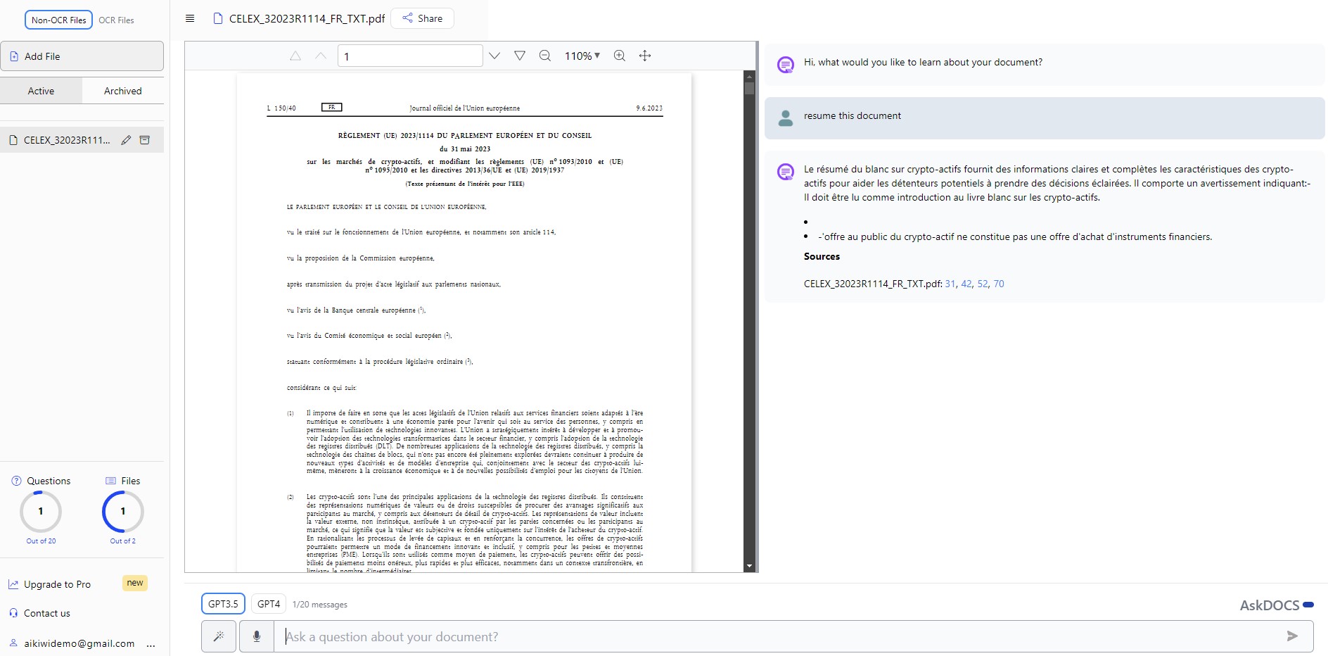 Capture de AskDocs
