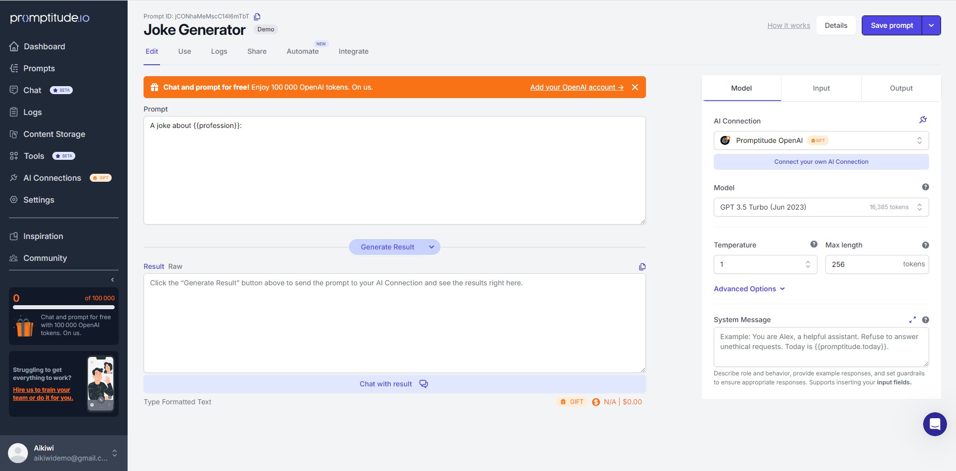 Capture 4 de Promptitude.io