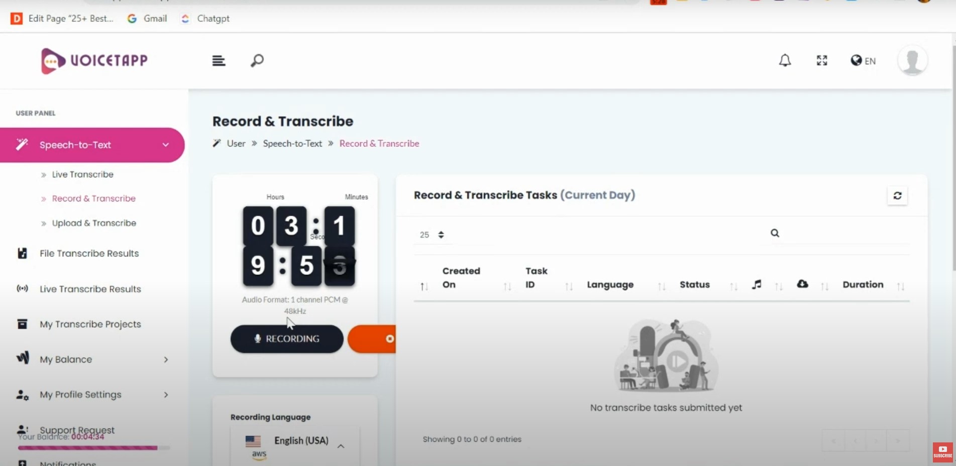 Capture 2 de Voicetapp