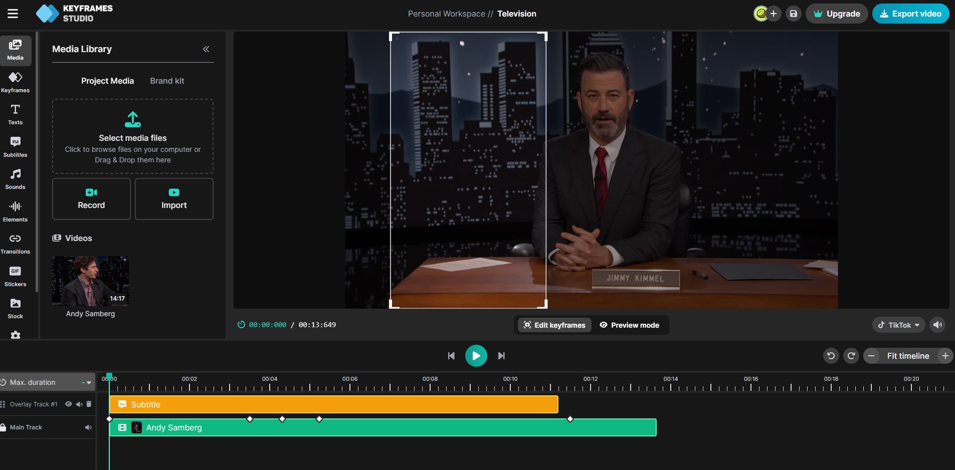 Capture 3 de Keyframes Studio