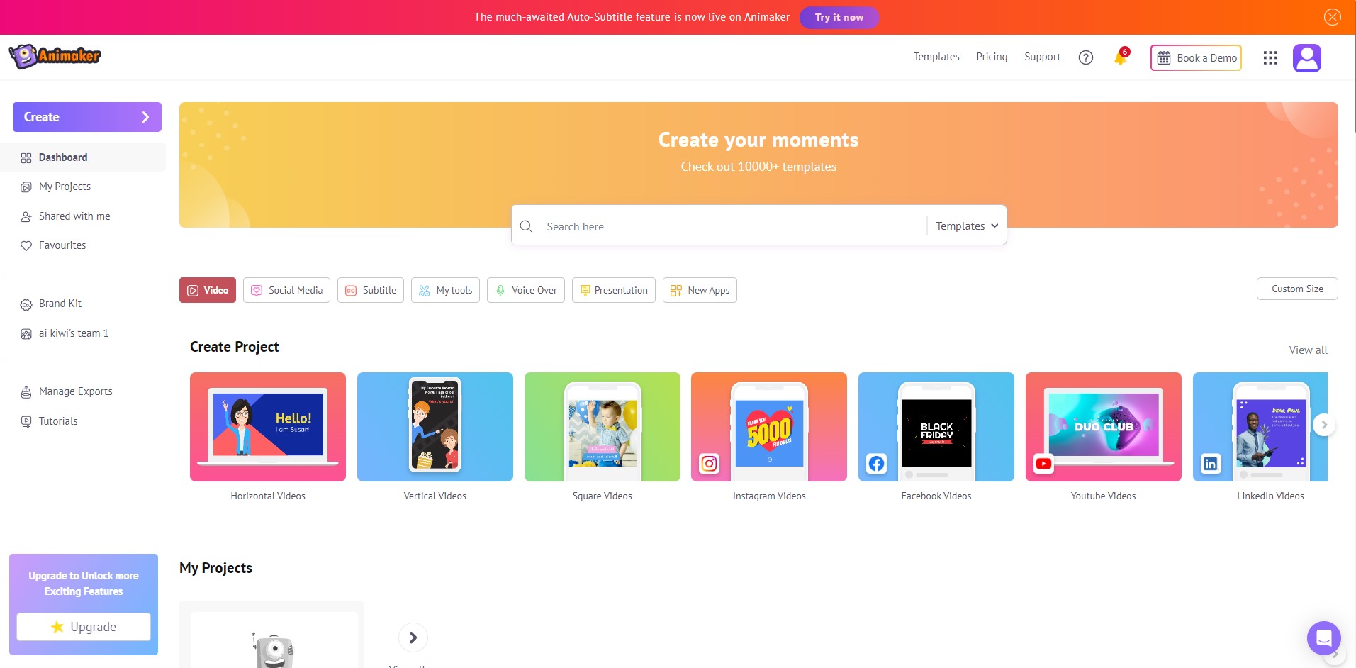 Capture de Animaker