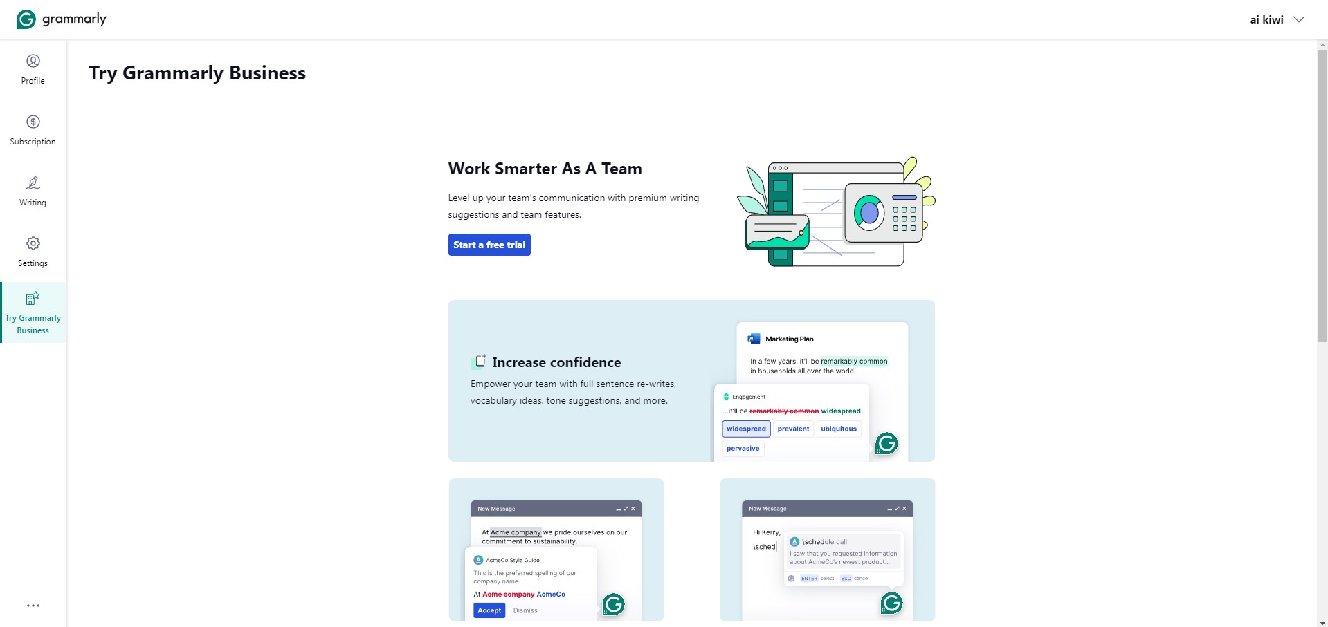 Capture 4 de Grammarly