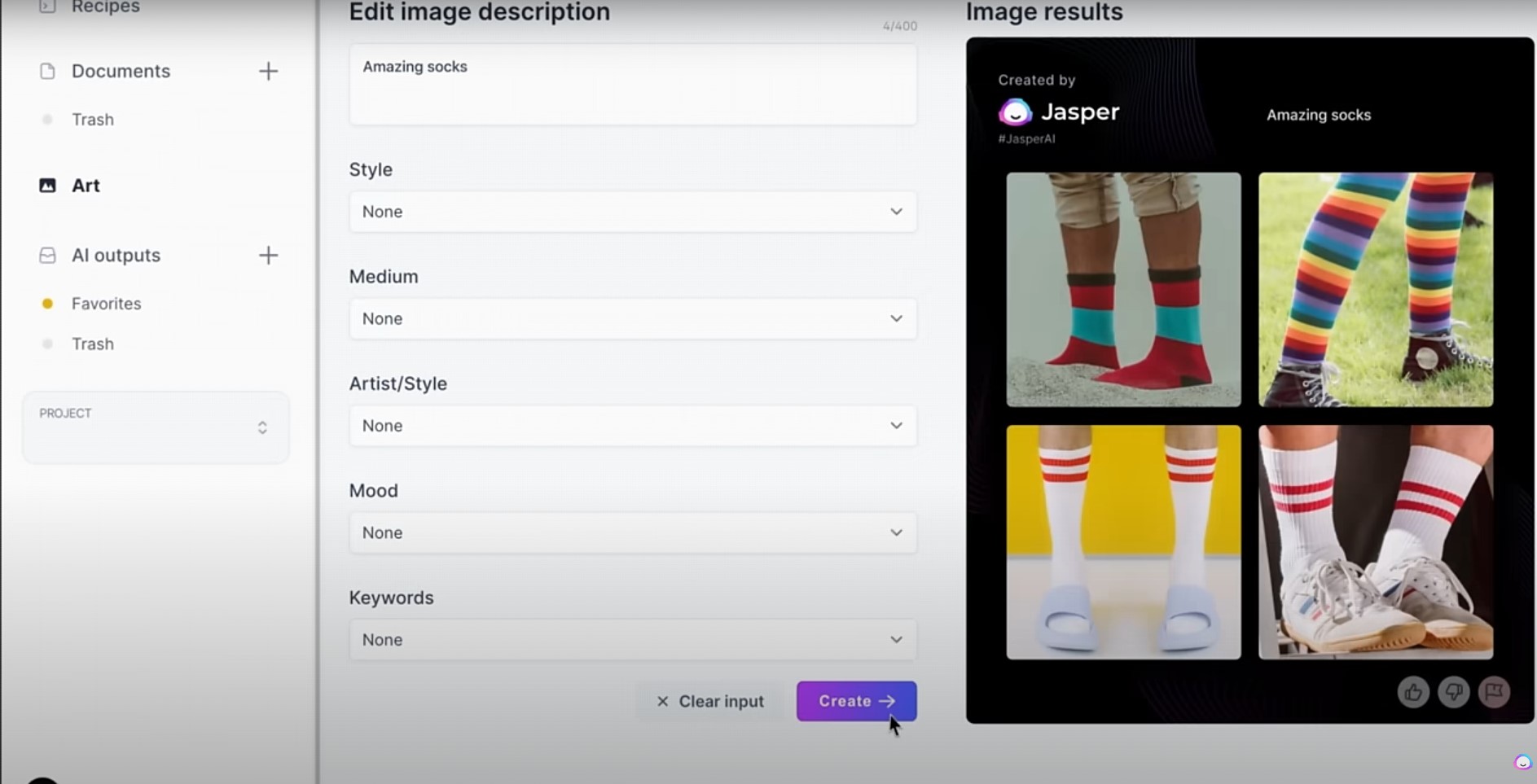 Capture 4 de Jasper AI