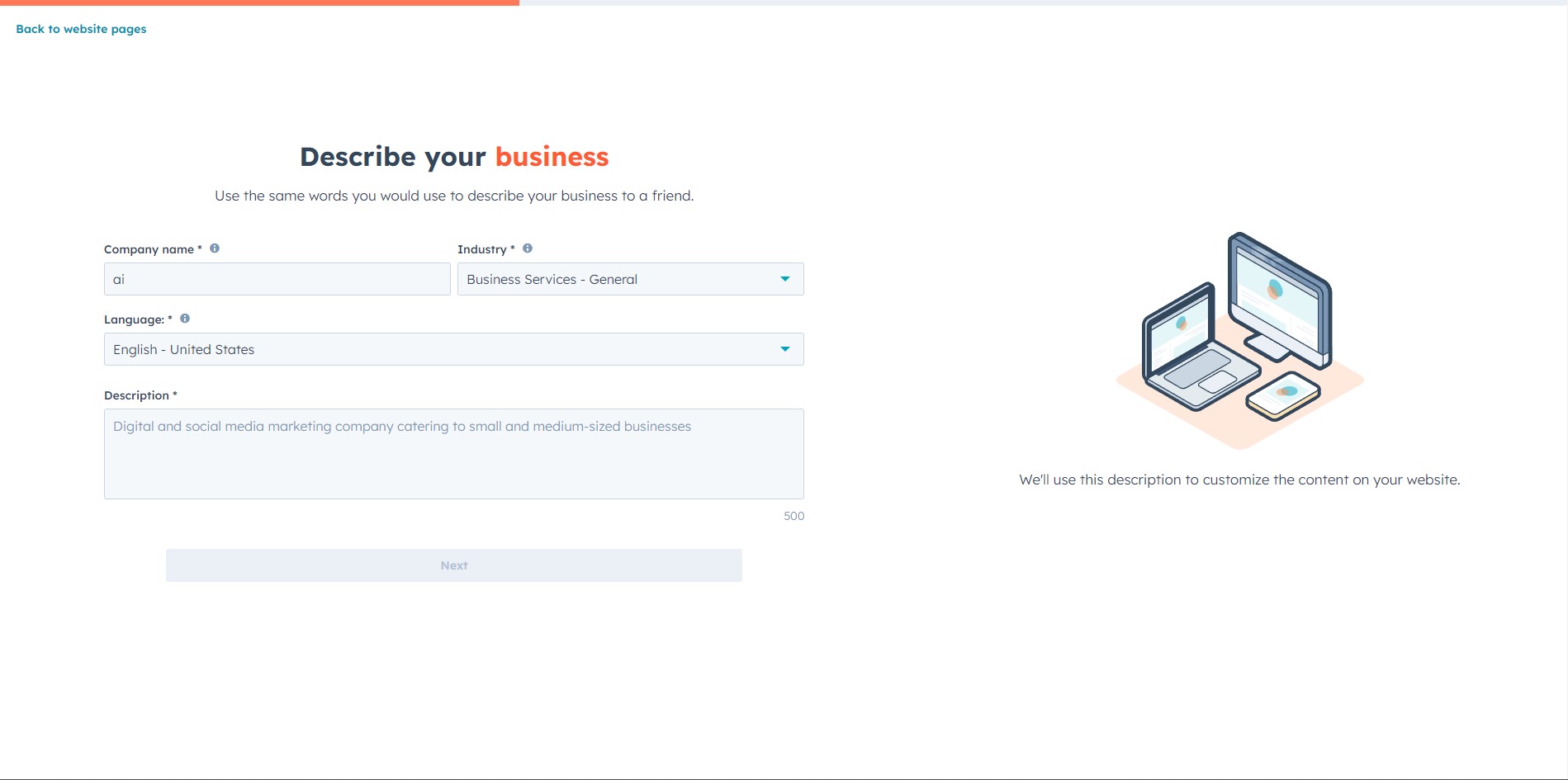 Capture 3 de Hubspot Content Writer