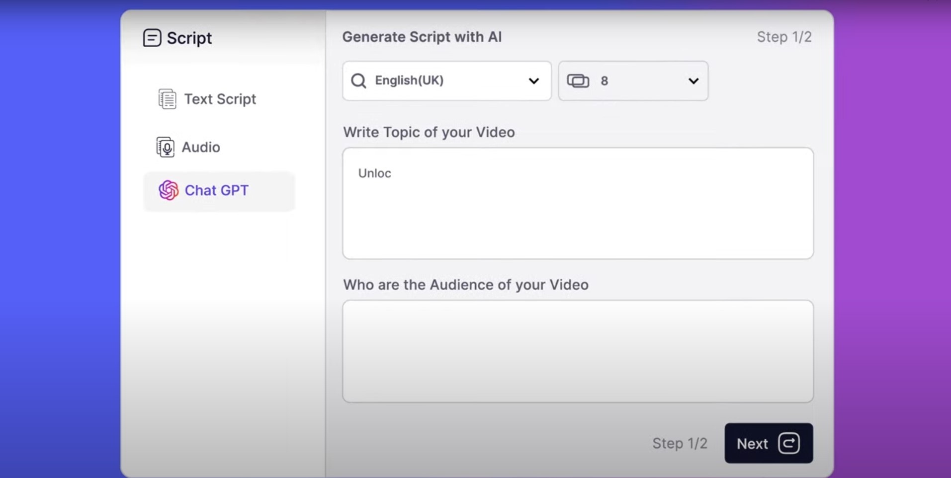 Capture 2 de Vidboard AI