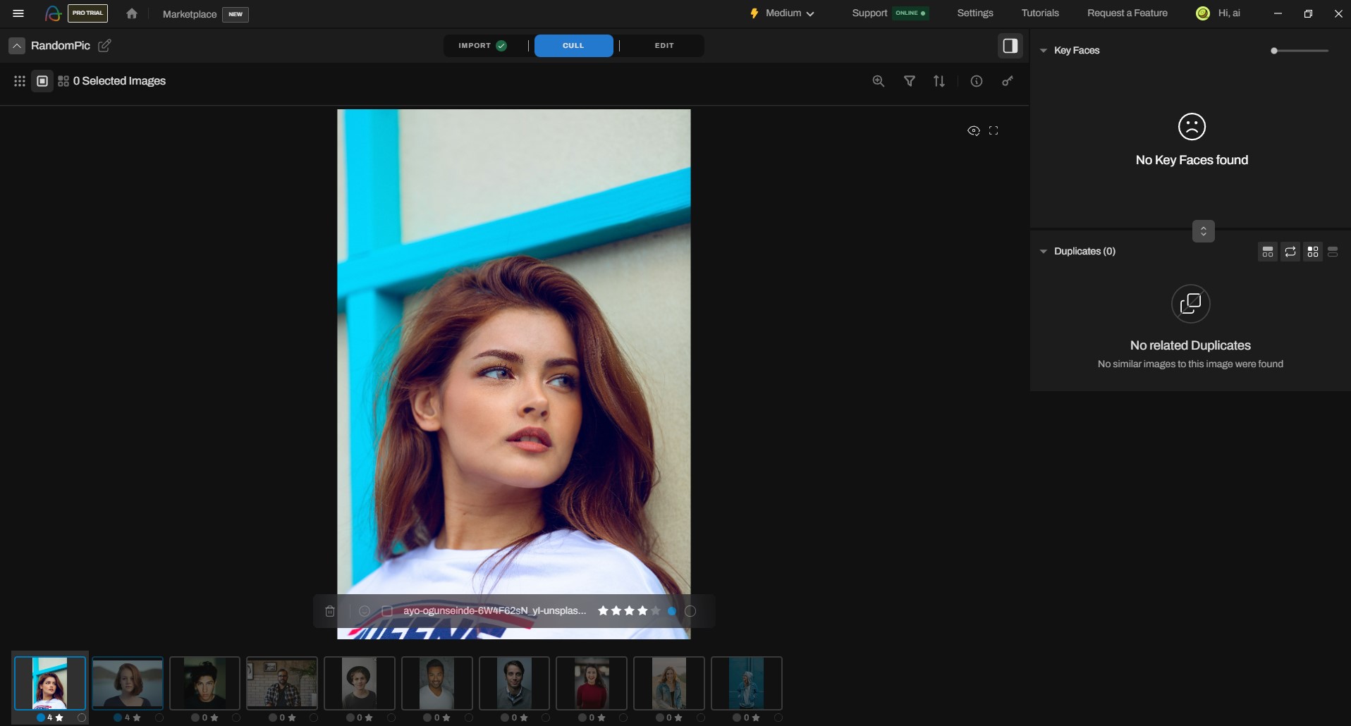 Capture de AfterShoot