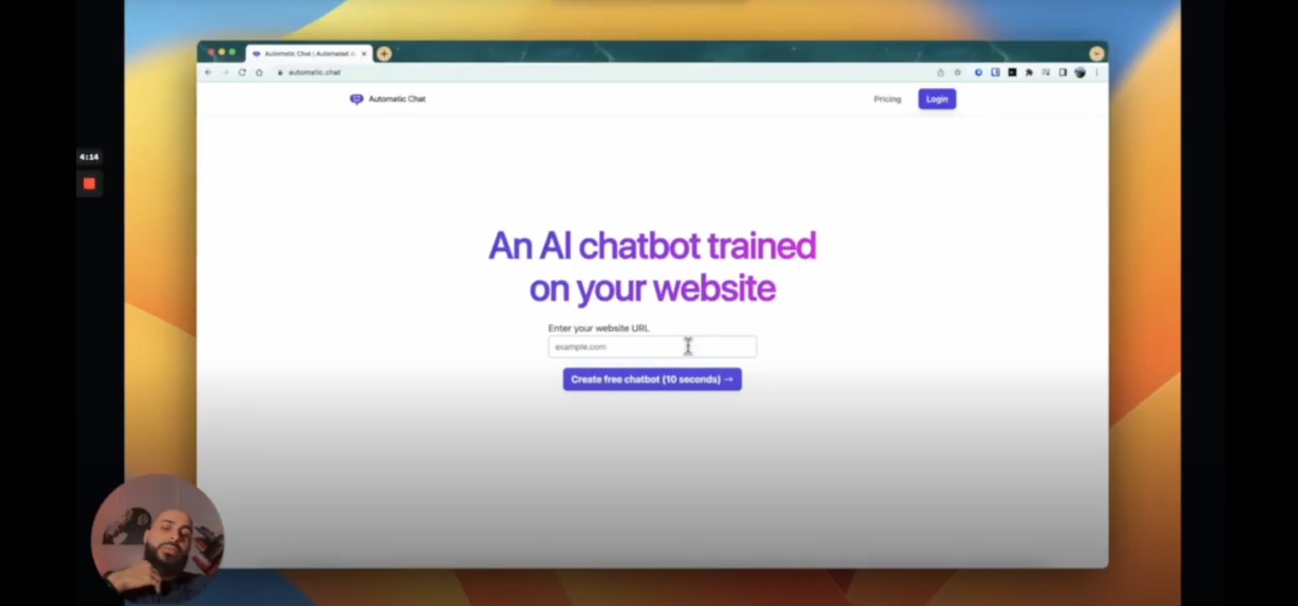 Capture 2 de Automatic Chat