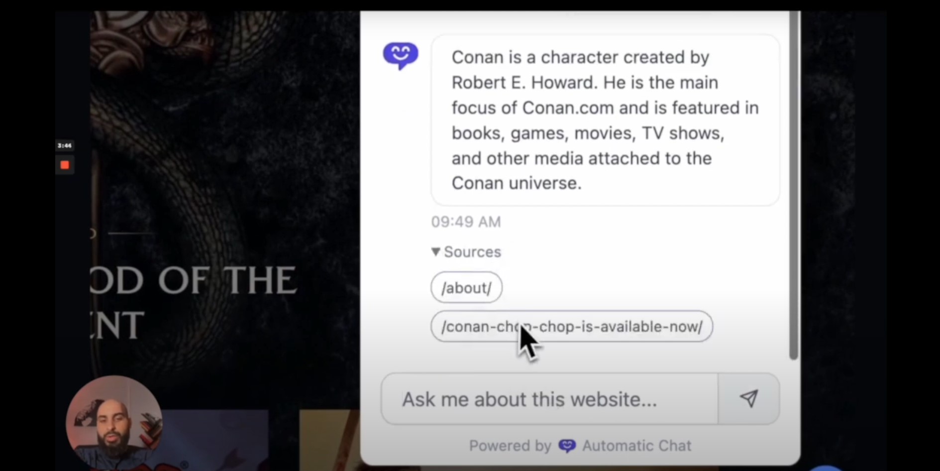 Capture 3 de Automatic Chat