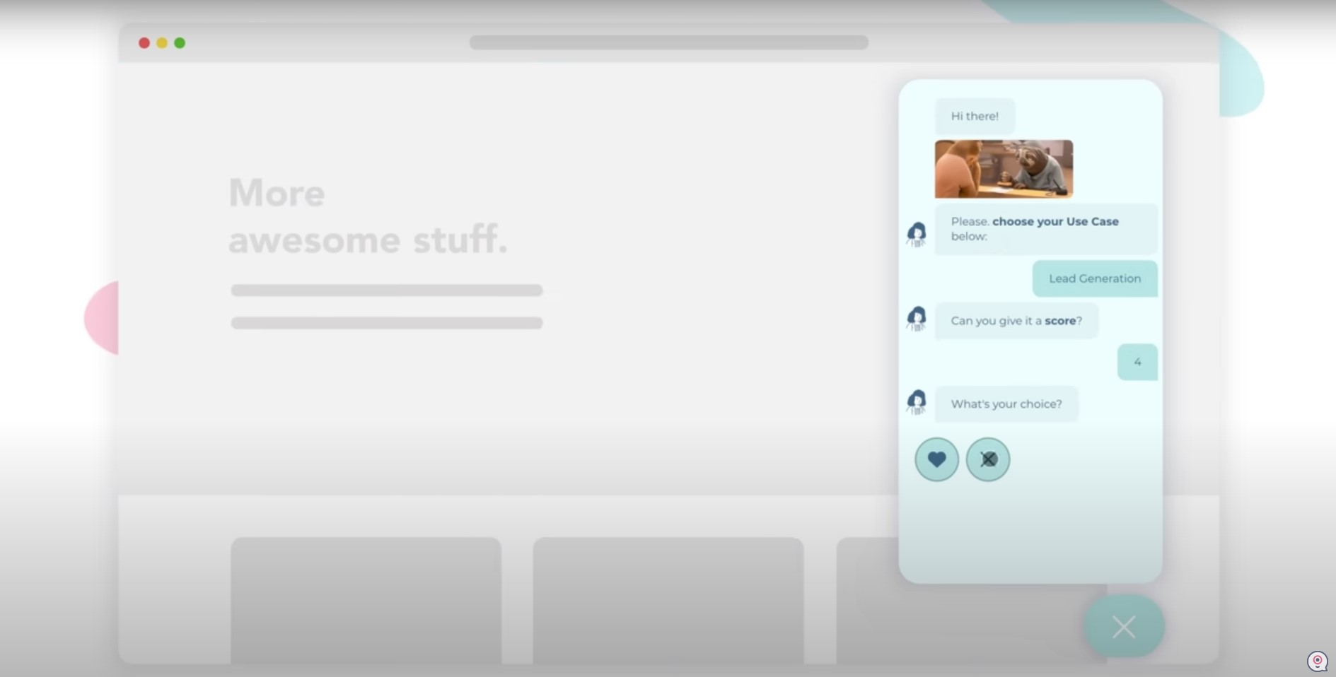 Capture de Landbot AI